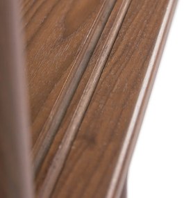 Carolin könyvespolc diófa dekorral, 130 x 169 cm - Kave Home