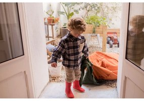 Zöld-narancssárga gyerek babzsákfotel Cathy the Carrot – Lorena Canals