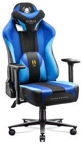Diablo X-Player 2.0 szövet gamer szék Nagy méret:frost black/ fekete Diablochairs