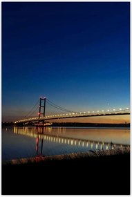 Poszterek 60x90 Híd éjszakai fotó