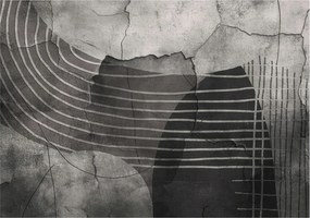 Divatos 3D Fali Tapéta Absztrakt vonalak 312x219 Ragasztóval