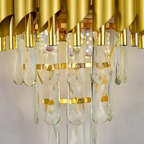 Brilagi - Fali lámpa ECLIPSE 2xE14/10W/230V aranyszínű