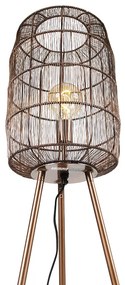 Modern állólámpa háromlábú réz - Redo