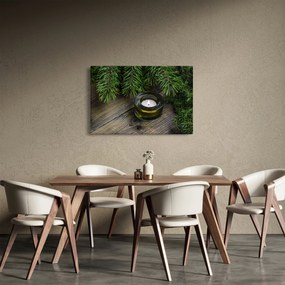 Kép - karácsonyi gyertya (90x60 cm)