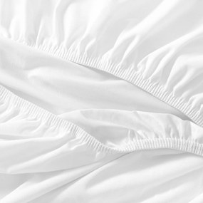 Goldea nem áteresztő jersey lepedő kiságyba - fehér 60 x 120 cm