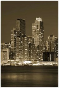 Poszterek 80x120 New York sephia