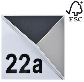 Spot-Light 6710402 - LED Napelemes házszám LED/3x0,1W/2,4V IP44 6710402