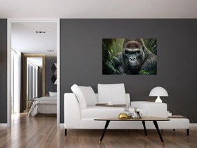 Kép - Egy gorilla portréja (90x60 cm)