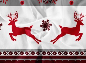 SZARVAS ÉS HÓPEHELY piros mikroszálas ágyneműhuzat