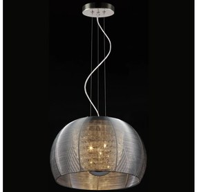 Searchlight 20019 - Csillár zsinóron 3xE14/40W/230V átm. 35 cm füstös