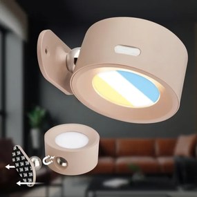 Briloner 3896011 - TARI LED fali lámpa, tölthető és dimmelhető, 1,6 W/5 V, 1500 mAh, bézs