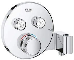 GROHE 29120000 - GROHTHERM SMARTCONTROL termosztátos falba süllyesztett zuhanycsaptelep + krómozott tartó