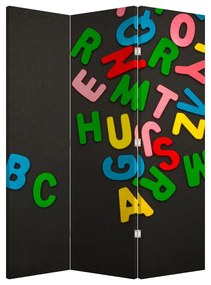 Paraván - színes betűk (126x170 cm)