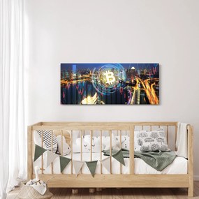 Kép - A befektetések városa (120x50 cm)