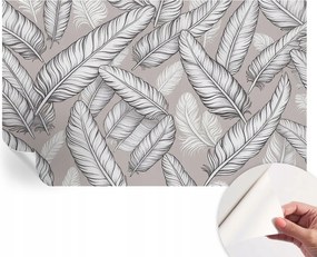 Fotótapéta Fali tapéta Hálószobába és Nappaliba Finom tollak 416x254 cm