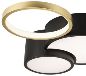 Állítható fényű ALIZEE LED mennyezeti lámpa 30W 230V 3000-6500K fekete/arany