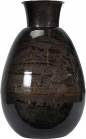 Magas Padlóváza Nagy 50cm Fém Loft Nappali Otthon Szürke Nagy