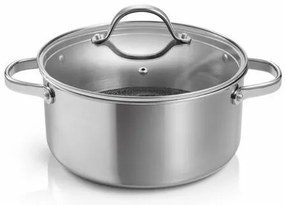 Tescoma SteelCRAFT edény fedővel 24 cm, 5 l, 5 l