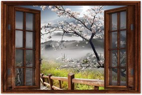 Poszterek 60x40 Japán Virágzó cseresznye