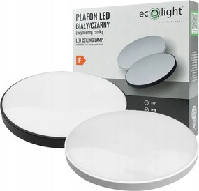 Led mennyezeti lámpa, 32W-os panel, cserélhető fekete vagy fehér kerettel