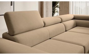 Sarokkanapé Stiletto (J) (közepes bézs + ezüst). Akció -15%. 1099715