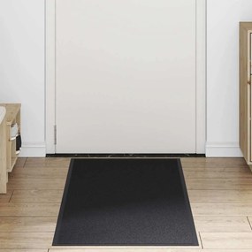 fekete lábtörlő 60x150 cm