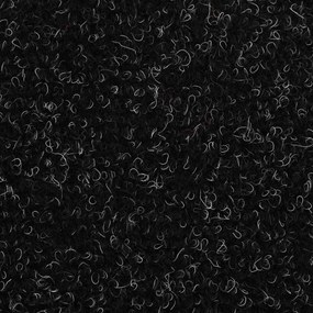 15 db fekete, öntapadós lépcsőszőnyeg 65 x 21 x 4 cm