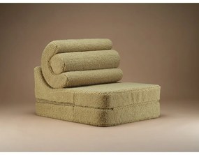 Zöld buklé gyerek fotel Flipster – Wigiwama