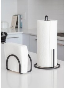 Fekete acél papírtörlő tartó ø 17 cm Squire – Umbra