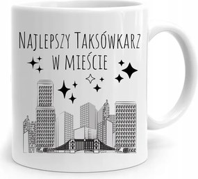 Ajándék Bögre Taxisofőrnek A Legjobb A Városban fényképes nyomattal