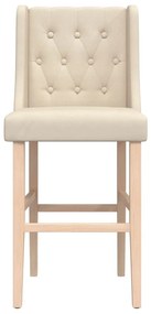 2 db tömör gumifa és szövet bárszék