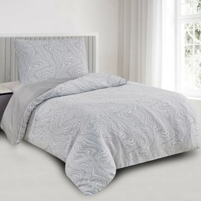 Alabama szürke jacquard ágynemő, 140 x 200 cm, 70x 90 cm