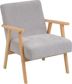 Szürke zsenília fotel Vintage – Casa Selección