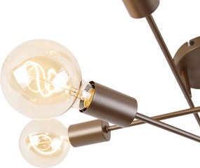 Okos mennyezeti lámpa sötét bronz 6-lámpás, 6 Wifi G95-tel - Sydney