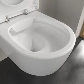 Villeroy & Boch 5656HR01 - Fali WC SoftClose ülőkével AVENTO kerámia/alpesi fehér