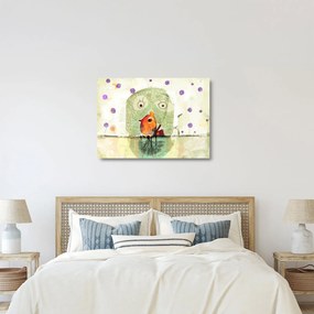 Kép - Egy madár lelke (üvegen) (70x50 cm)