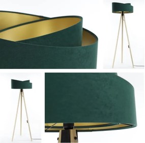 Állólámpa GALAXY 1xE27/60W/230V zöld/bézs