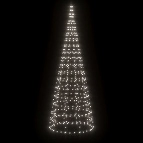 hideg fehér LED karácsonyfa zászlórúdra 550 LED 300 cm