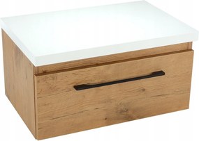 Függesztett mosdó alatti szekrény 60 cm tölgy loft fehér asztallap komód gyártó