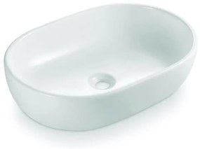 Bathco 4037 - Ráépíthető mosdó TOULOUSE 59x41,5 cm porcelán/fehér