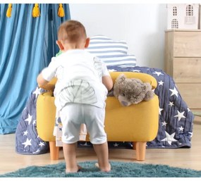 PIXI puff 37x61 cm, sárga