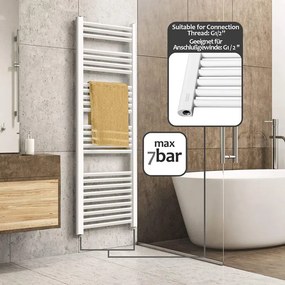 AQUAMARIN Törölközőszárító radiátor 1600 x 600 mm 704 W