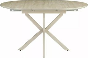 Gaston bővíthető kerámia étkezőasztal bézs 100-135cm