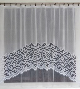 Mg Függöny jacquard Sara 1 Fehér 300X150 kész Bt