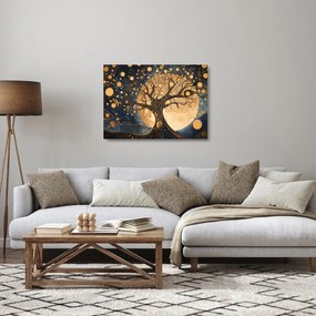Üveg kép – Szürrealista fa (70x50 cm)