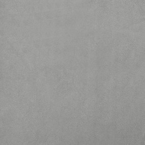 világosszürke bársony gyerekkanapé 100 x 54 x 33 cm