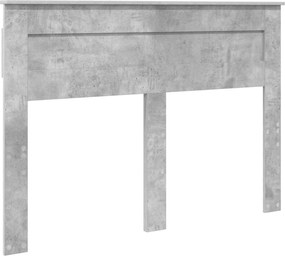 vidaXL Fejtámla Beton Szürke 160 cm Faanyag