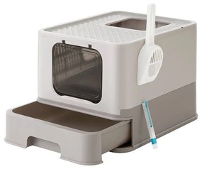 Összecsukható macska WC kihúzható tálcával Feandrea