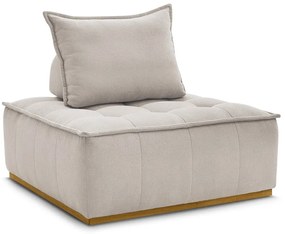 Bézs zsenília fotel Elisa – Bobochic Paris