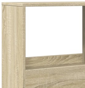 sonoma tölgy színű szerelt fa térelválasztó 100 x 33 x 155,5 cm